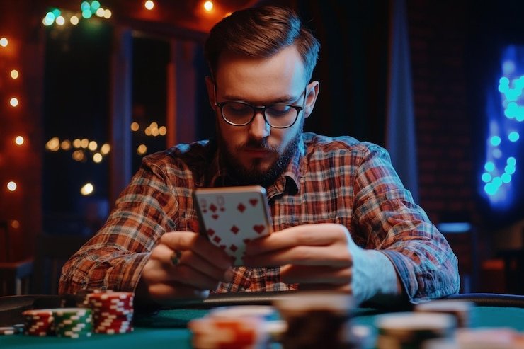 Antarmuka meja AduQ di togelhoki dengan dealer live dan tampilan kartu real-time